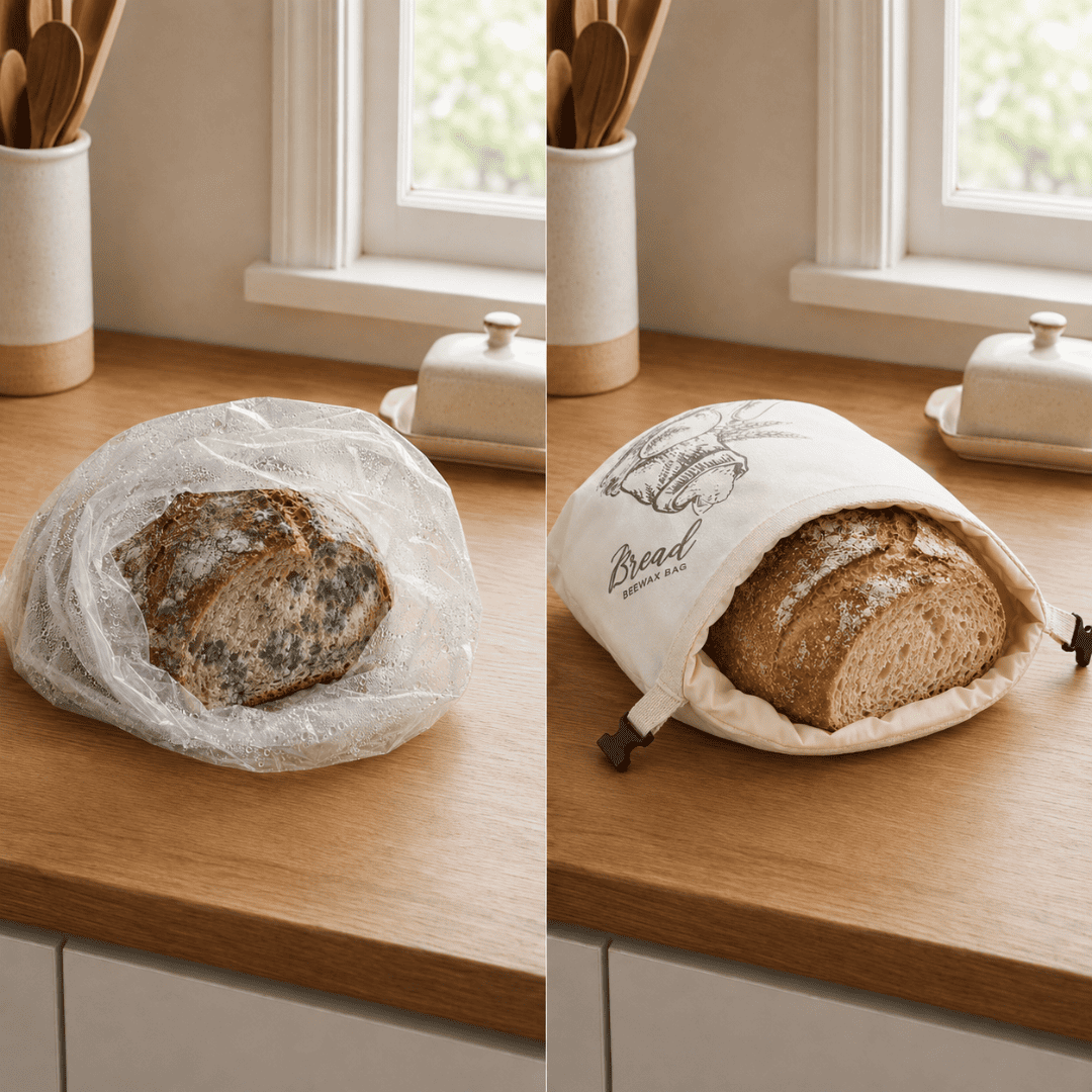 Halisse 100% Algodón - Bolsa de Cera de Abeja para Pan