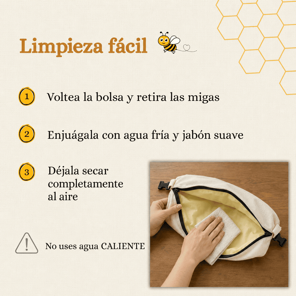 Halisse™ - Bolsa de Cera de Abeja para Pan Fresco