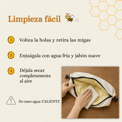 Halisse™ - Bolsa de Cera de Abeja para Pan Fresco