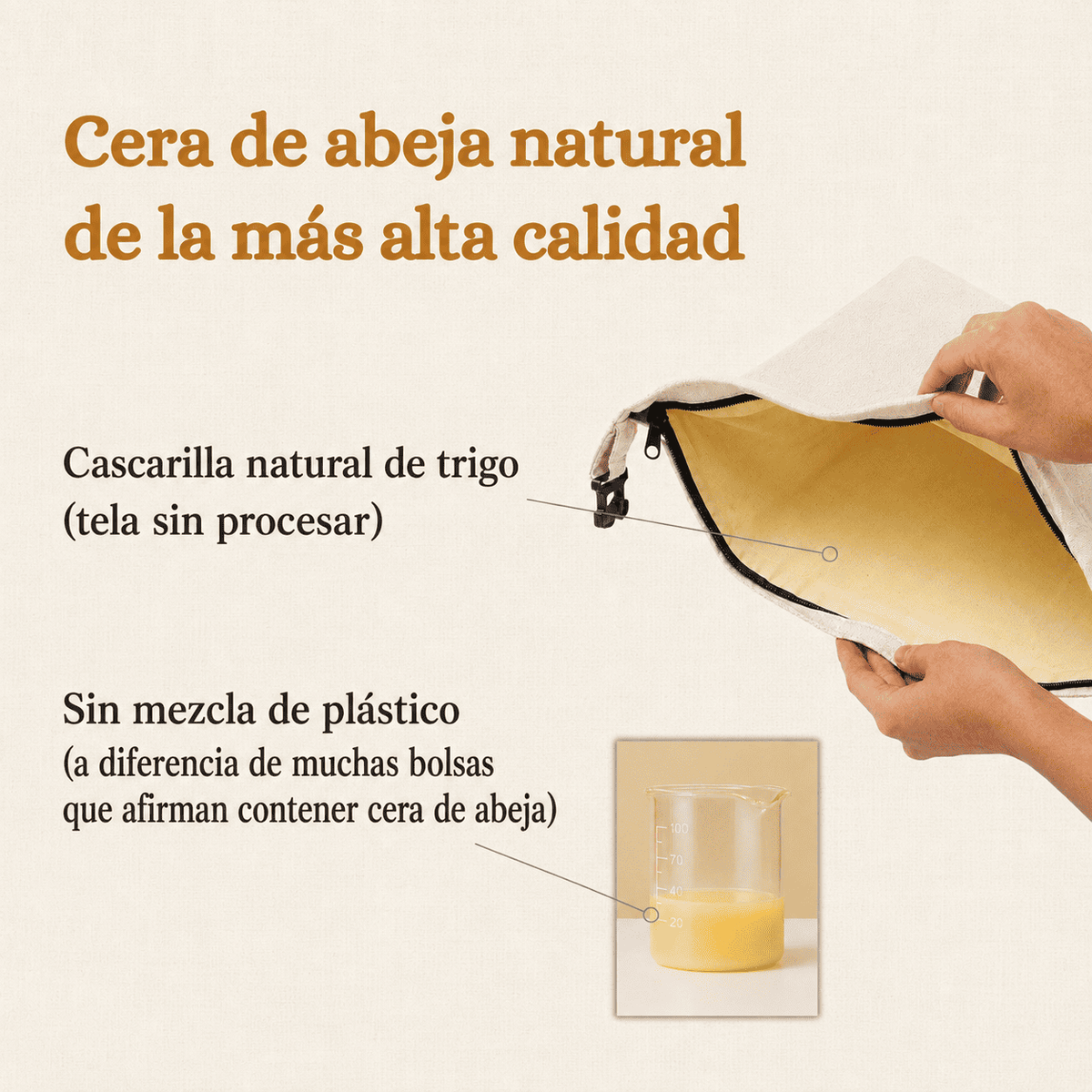 Halisse™ - Bolsa de Cera de Abeja para Pan Fresco