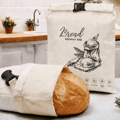 Halisse™ - Bolsa de Cera de Abeja para Pan Fresco